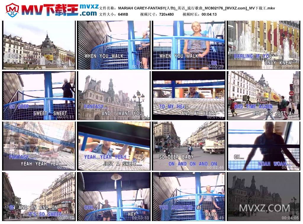 MARIAH CAREY-FANTASY(人物)_英语_流行歌曲_MC802176